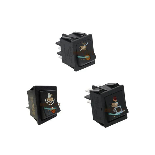 3-Piece Switch Set Replacement for Rancilio Silvia