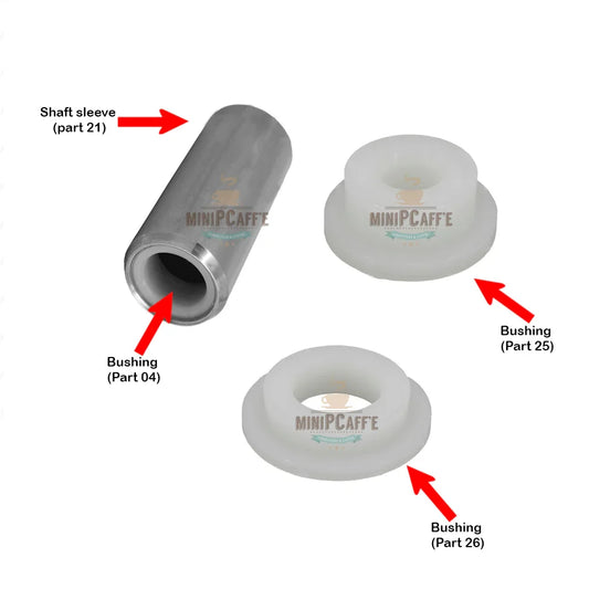 3 Piece Bushings Set for Musso Pola Stella - MiniPCaffe.com