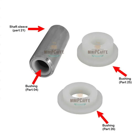 3 Piece Bushings Set for Musso Pola Stella - MiniPCaffe.com