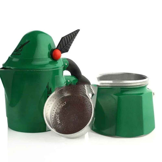 Bialetti Moka Alpina 绿限量版 3杯装 - MiniPCaffe.com