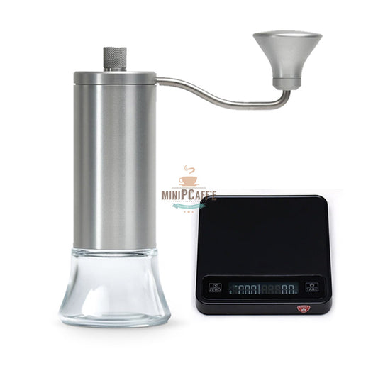 Eureka Baby Grinder Set with Precisa Scale and Dosing Cup - MiniPCaffe.com