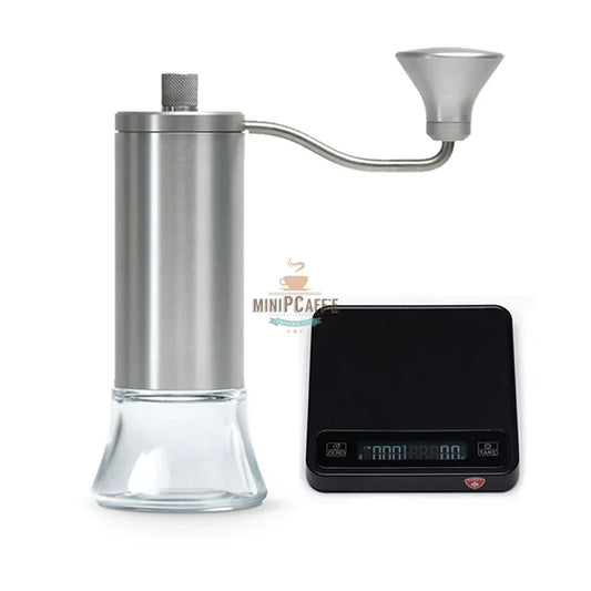 Eureka Baby Grinder Set with Precisa Scale and Dosing Cup - MiniPCaffe.com