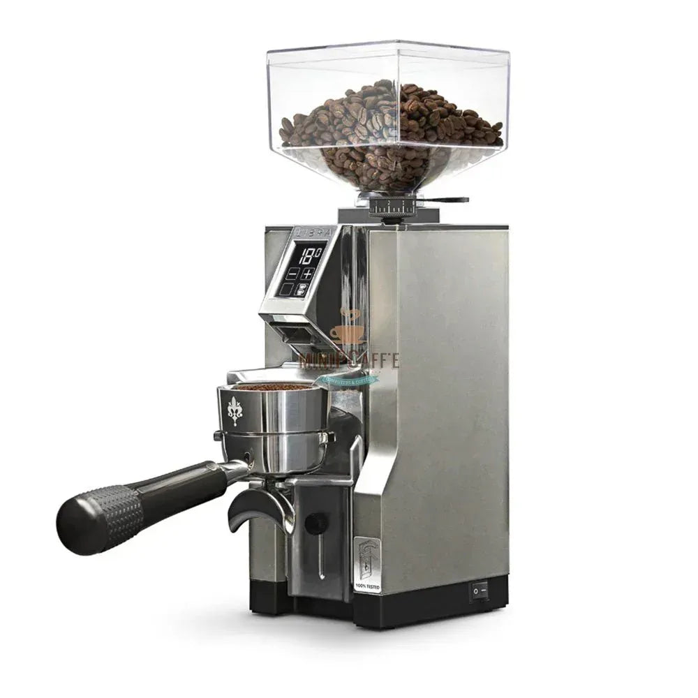 Eureka Mignon Libra Chrome Coffee Grinder - MiniPCaffe.com