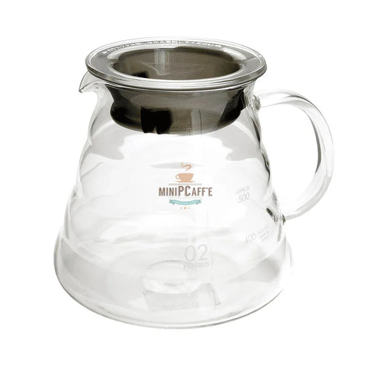 Hario V60 Pour Over Set 02 with Buono Kettle and Server White - MiniPCaffe.com