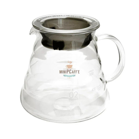 Hario V60 Pour Over Set 02 with Buono Kettle and Server White