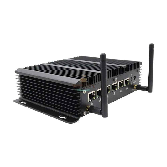 Máy tính Mini công nghiệp Intel 3865U với 6 cổng LAN - MiniPCaffe.com