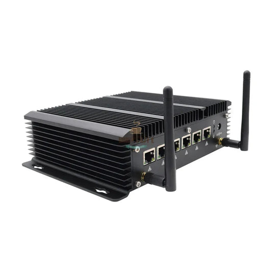 Intel 3865U Industrial Mini PC พร้อมพอร์ต LAN 6 ช่อง - MiniPCaffe.com