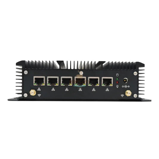 Przemysłowy mini komputer Intel i5 10210U z 6 portami LAN - MiniPCaffe.com