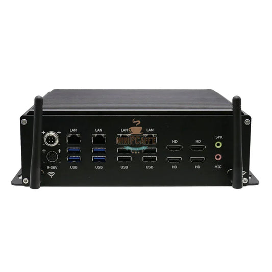 Intel i5 14450HX Industrial Mini PC with 6 COM & 4 LAN Ports - MiniPCaffe.com