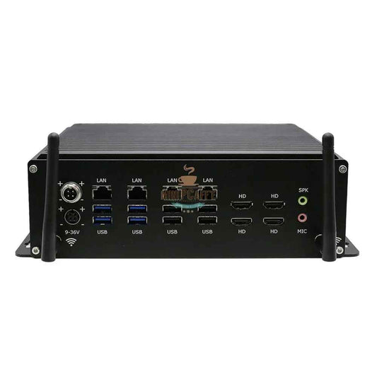 Intel i5 14450HX Industrie-Mini-PC mit 6 COM- und 4 LAN-Anschlüssen - MiniPCaffe.com