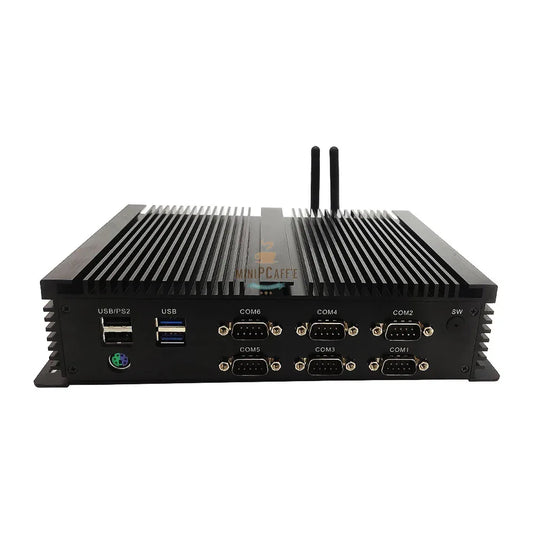 Intel i5 8250U Industrial Mini PC with 6 COM Ports - MiniPCaffe.com