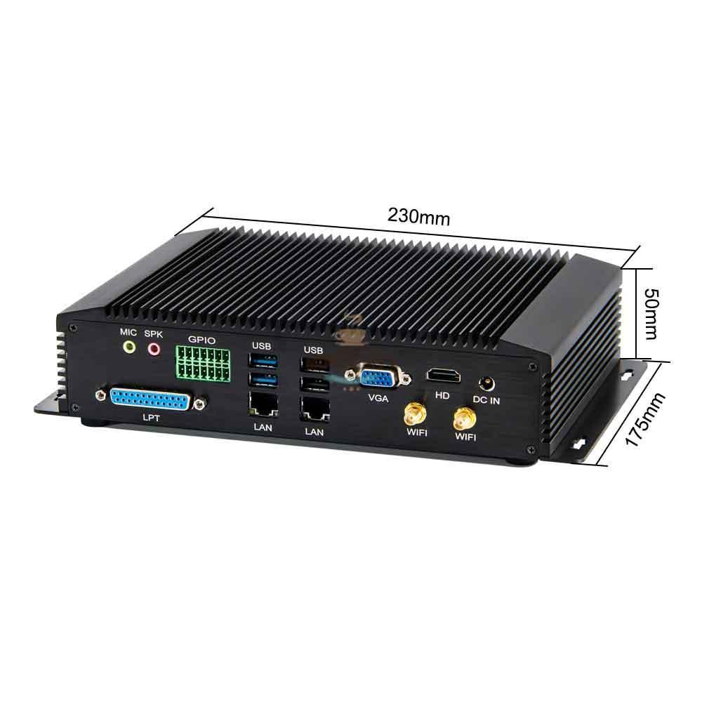 Mini PC Industrial Intel i7 10510U com 6 portas COM - MiniPCaffe.com