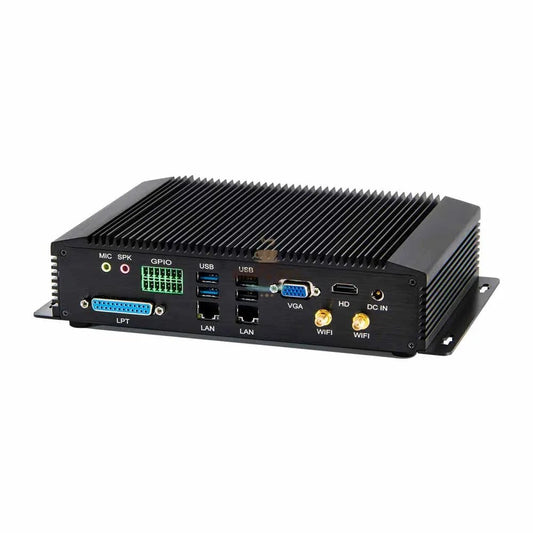 Intel i7 8565U Industrial Mini PC with 6 COM Ports - MiniPCaffe.com