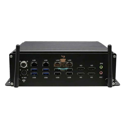Intel i5 8305G PC Mini Industri dengan 6 COM & 4 LAN - MiniPCaffe.com