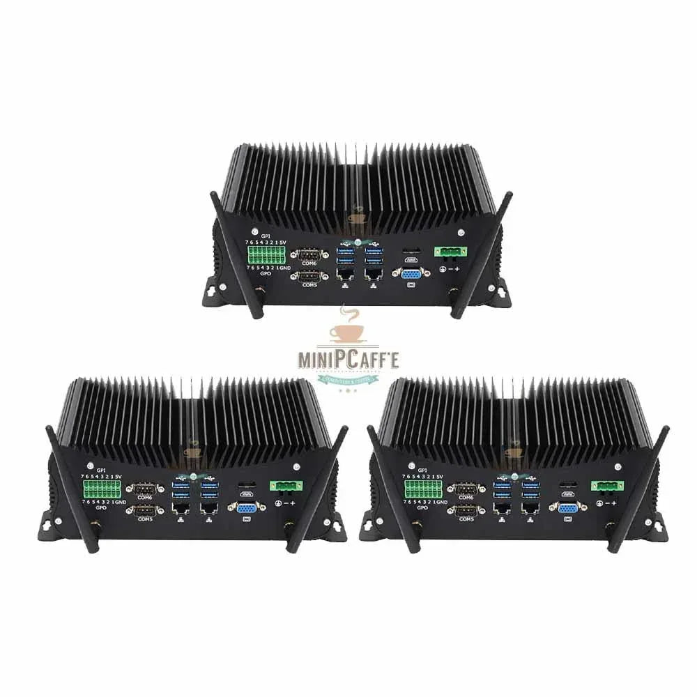 ชุด 3 เครื่องคอมพิวเตอร์มินิอุตสาหกรรม Intel i7 10510U พร้อมพอร์ต COM GPIO LPT