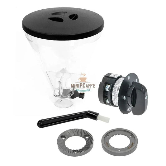 Kit Mazzer Super Jolly con macine, tramoggia e interruttore selettore - MiniPCaffe.com