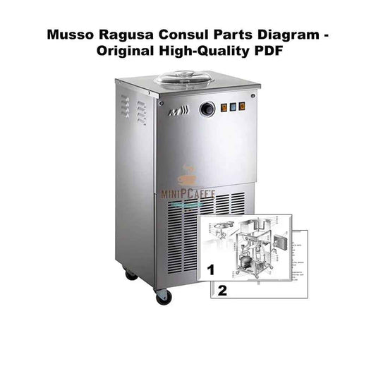 แผนภาพชิ้นส่วน Musso Ragusa Consul - PDF คุณภาพสูงต้นฉบับ - MiniPCaffe.com
