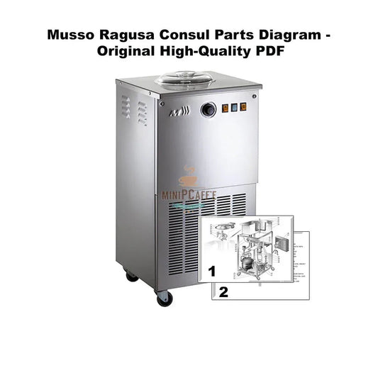 مخطط قطع غيار Musso Ragusa Consul - ملف PDF أصلي عالي الجودة - MiniPCaffe.com