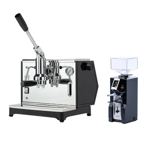 Pontevecchio Lusso Espresso Machine and Eureka Mignon Libra Black - MiniPCaffe.com