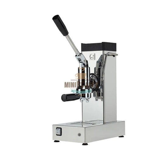 Pontevecchio Export Chrome with Eureka Manuale Grinder - MiniPCaffe.com