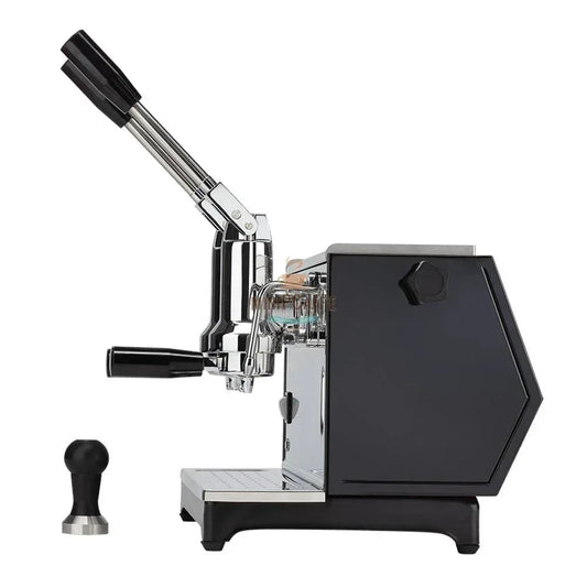 Pontevecchio Lusso 2 grupper sort med Eureka Manuale - MiniPCaffe.com