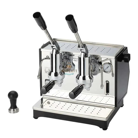 Pontevecchio Lusso 2-gruppers espressomaskine sort - MiniPCaffe.com