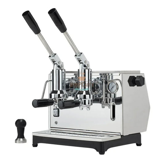 Pontevecchio Lusso 2 Groups Chrome with Eureka Manuale - MiniPCaffe.com