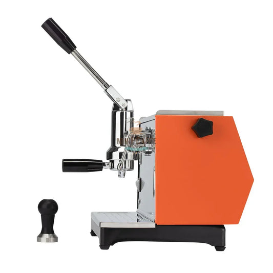 Pontevecchio Lusso Orange Lever Espresso Machine - MiniPCaffe.com