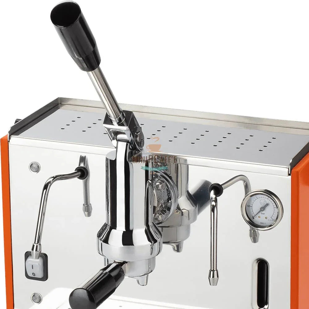 Pontevecchio Lusso Orange Lever Espresso Machine - MiniPCaffe.com