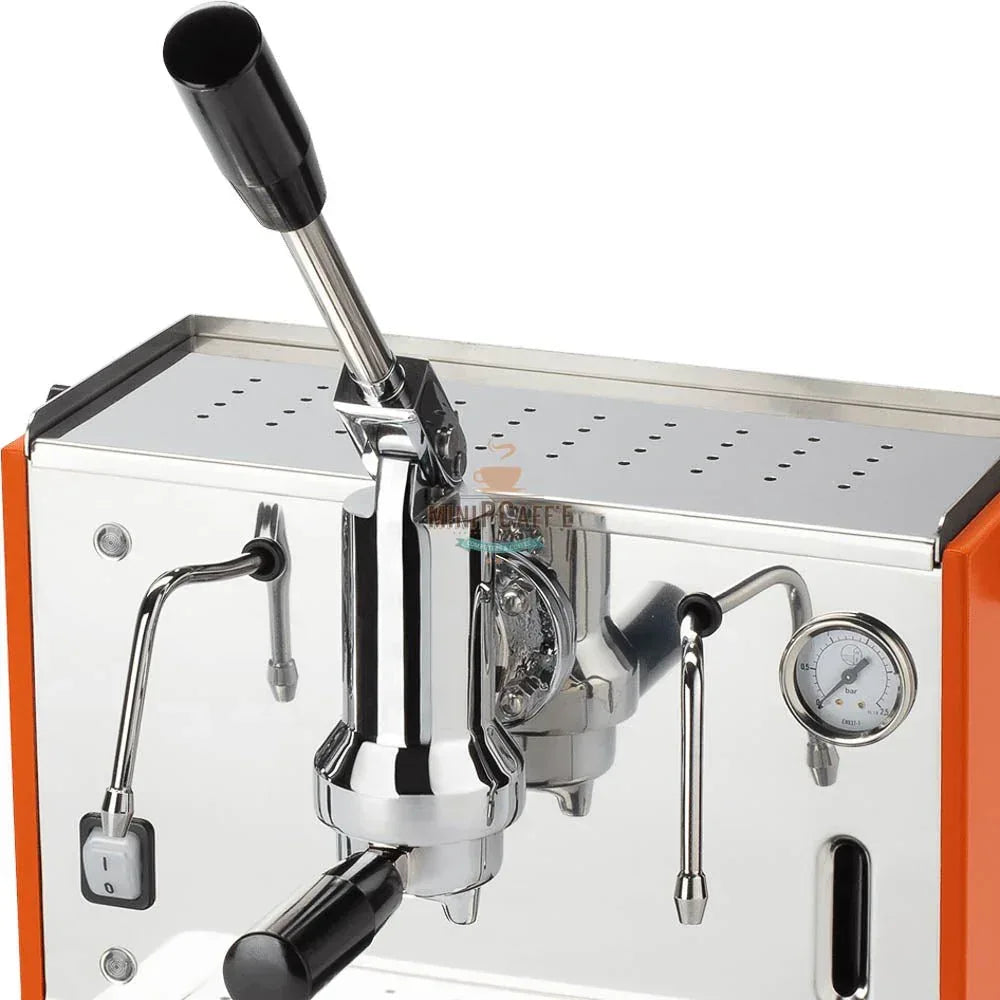 Pontevecchio Lusso Orange Lever Espresso Machine - MiniPCaffe.com