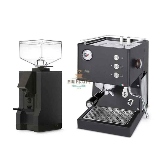 QuickMill Pop Up Espressomaschine mit Eureka Manuale Grinder - MiniPCaffe.com