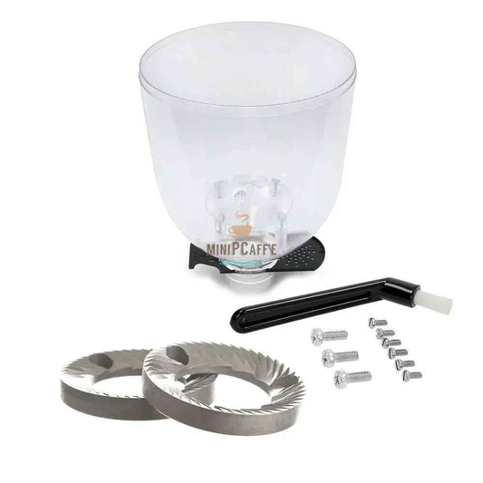 Meules et trémie de remplacement pour moulins Eureka Helios - MiniPCaffe.com