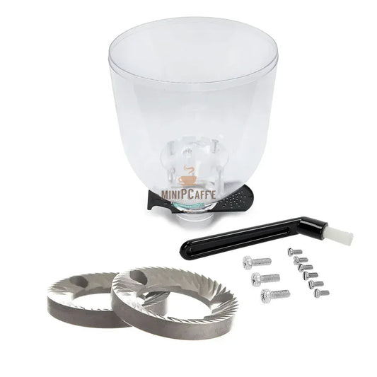 Ersatzmahlwerke und Trichter für Eureka Helios Mühlen - MiniPCaffe.com