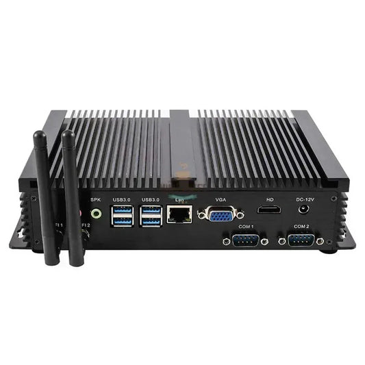 Intel Celeron 2955U มินิพีซีอุตสาหกรรมพร้อมพอร์ต COM 2 ช่อง - MiniPCaffe.com