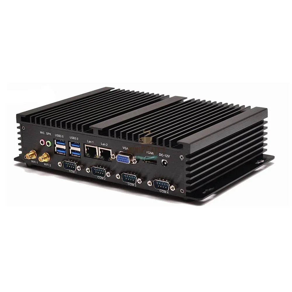 Intel Celeron 1037U Industrial Mini PC with 4 COM Ports - MiniPCaffe.com