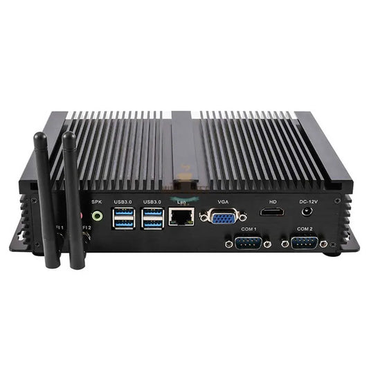 Intel i5 8250U Industrial Mini PC with Dual COM Ports - MiniPCaffe.com
