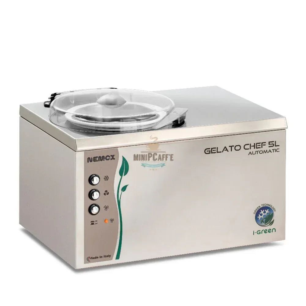 Mesin Ais Krim Automatik Nemox Gelato Chef 5L i-Green - MiniPCaffe.com