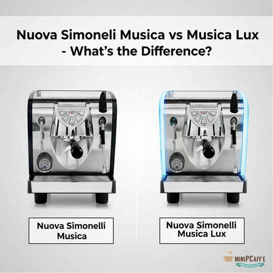 Nuova Simonelli Musica vs Musica Lux - What’s the Difference? - MiniPCaffe.com
