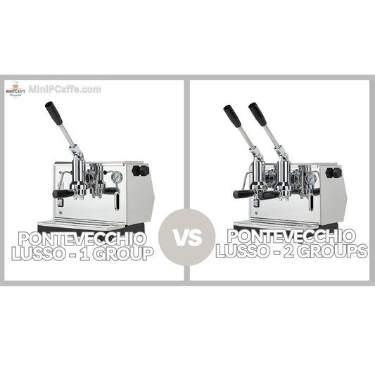 Pontevecchio Lusso 1 vs 2 Group Espresso Machines