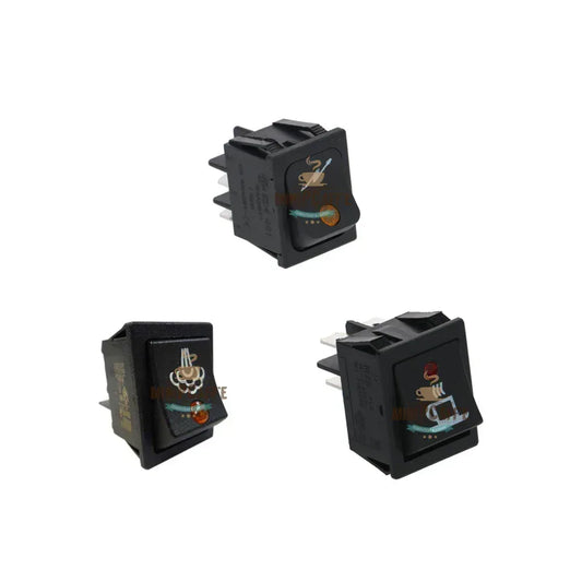 3-Piece Switch Set Replacement for Rancilio Silvia - MiniPCaffe.com