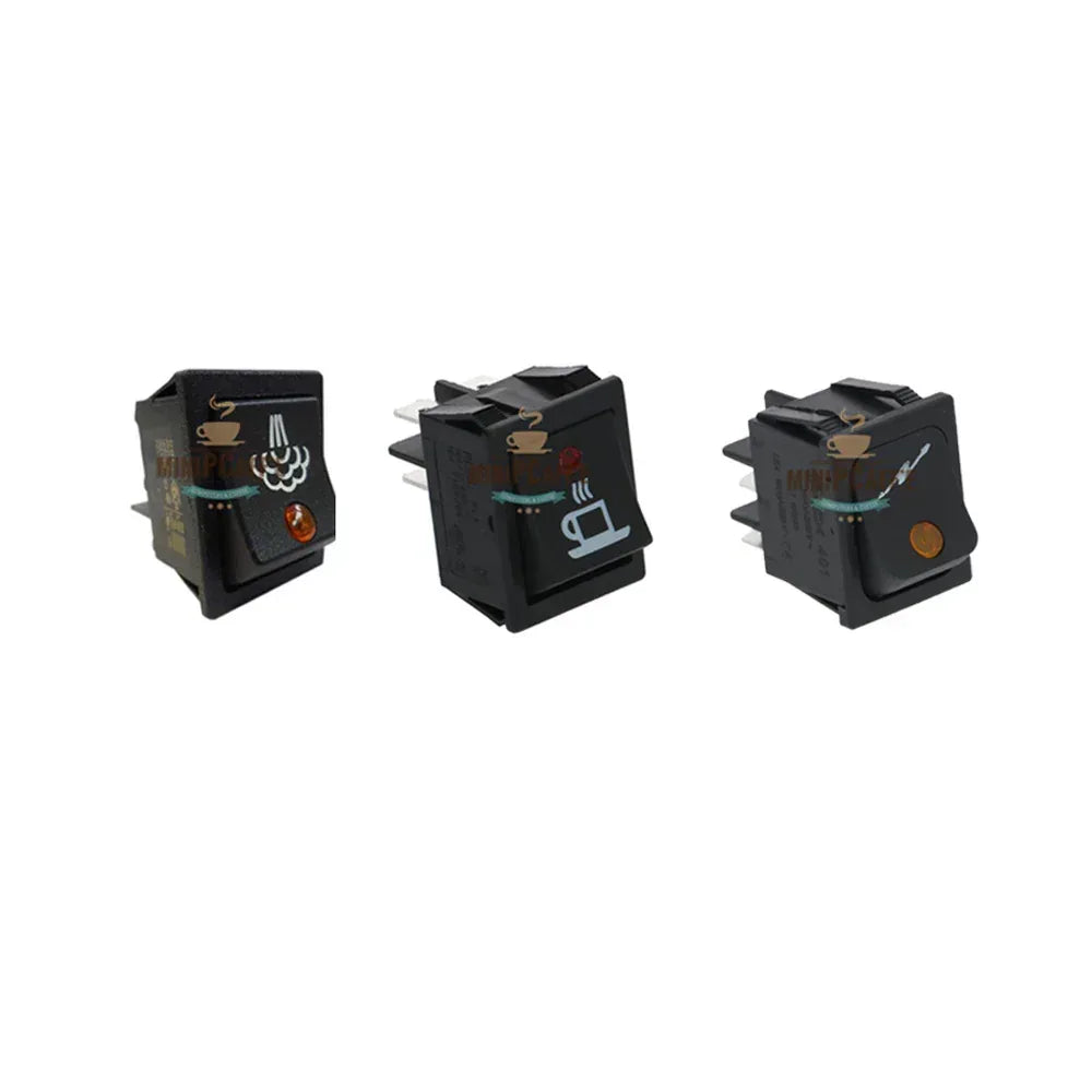 3-Piece Switch Set Replacement for Rancilio Silvia - MiniPCaffe.com
