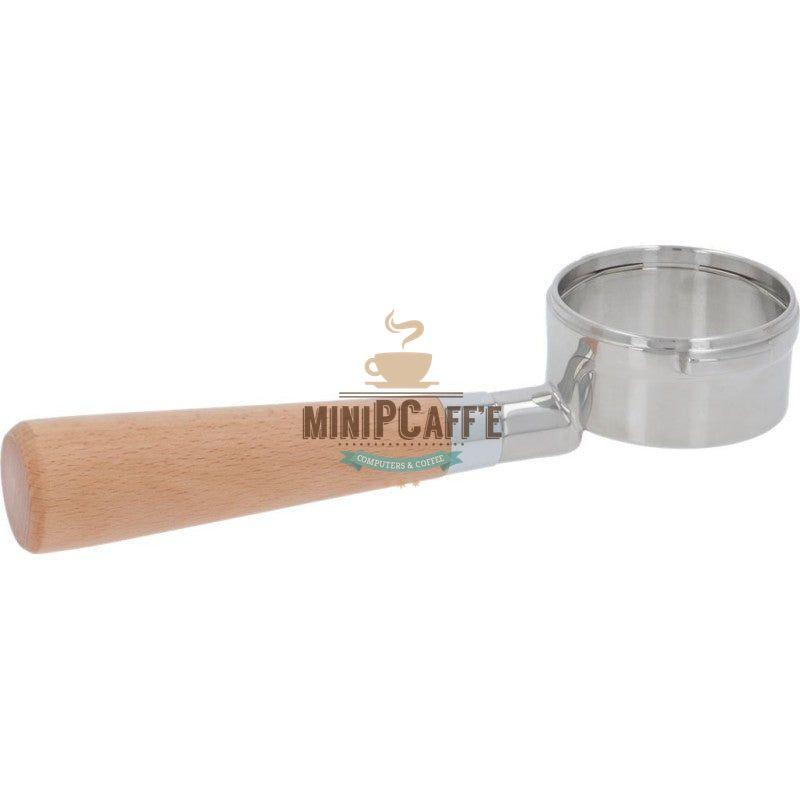 Breville Bottomless Wooden Handle Portafilter - MiniPCaffe.com