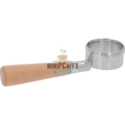Breville Bottomless Wooden Handle Portafilter - MiniPCaffe.com