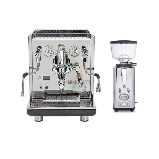 ECM Synchronika II Espresso Machine & S-Automatik 64 Grinder - MiniPCaffe.com