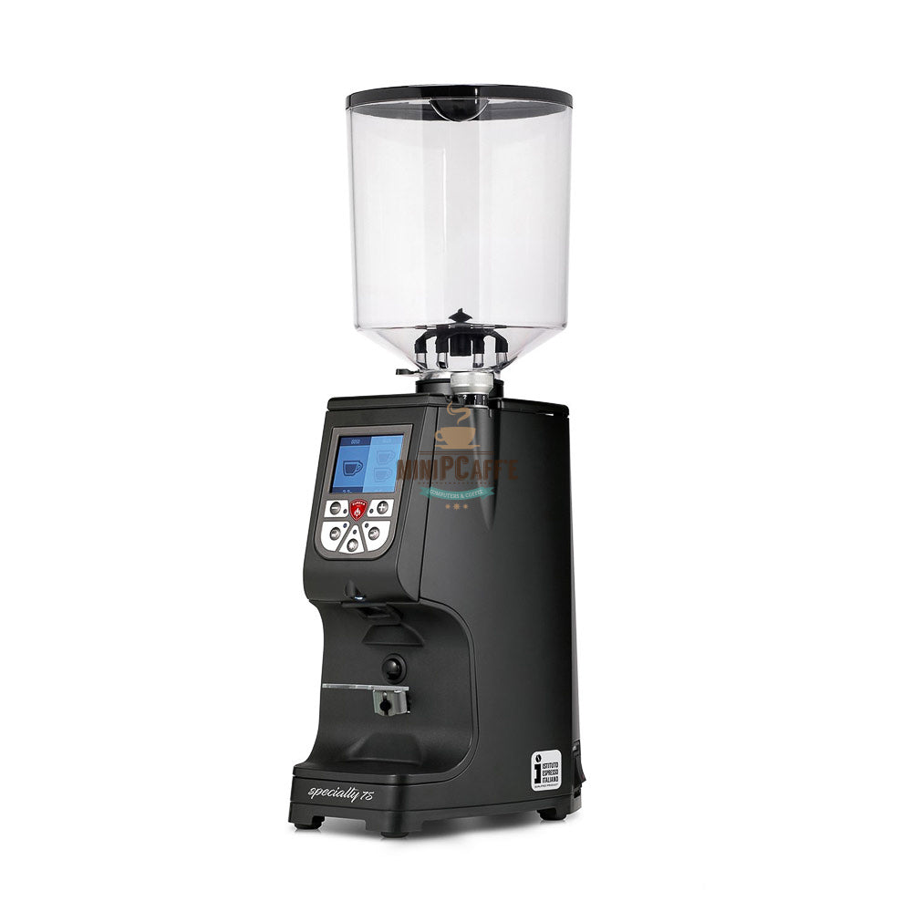 Eureka Atom Specialty 75 Black Coffee Grinder - MiniPCaffe.com