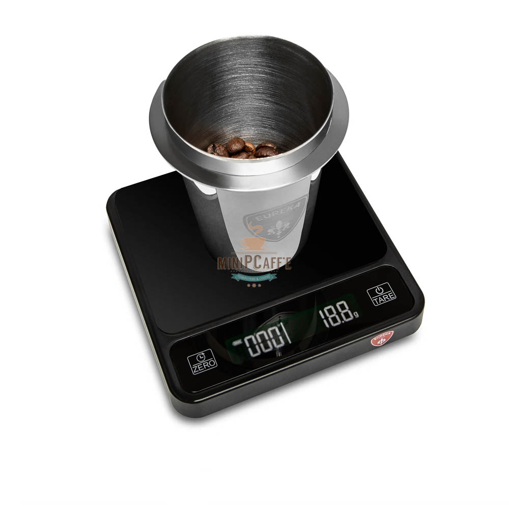 Eureka Baby Olive Wood Hand Grinder Set with Precisa Coffee Scale and Dosing Cup - MiniPCaffe.com