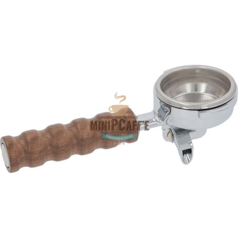 Faema E61 Double Spout Wooden Portafilter - MiniPCaffe.com