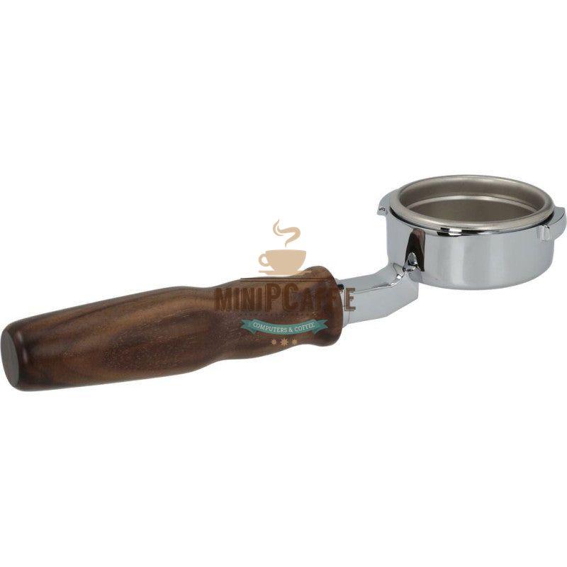 Gaggia Wooden Handle Bottomless Portafilter - MiniPCaffe.com