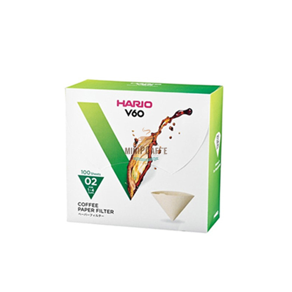 Hario V60 Pour Over Set 02 with Buono Kettle and Server White - MiniPCaffe.com