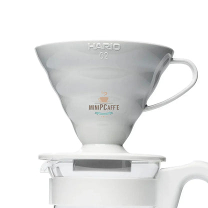 Hario V60 Pour Over Starter Kit Pale Grey - MiniPCaffe.com